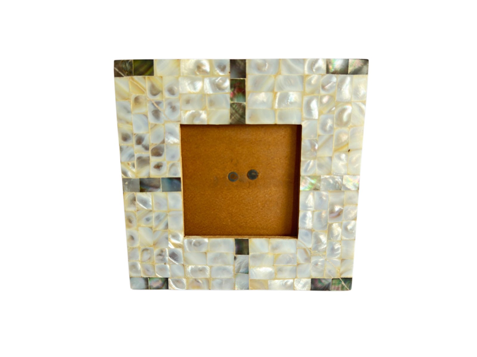 Handmade Mother of Pearl Photo Frame - Square Mosaic Design | Wholesale Manufacturer