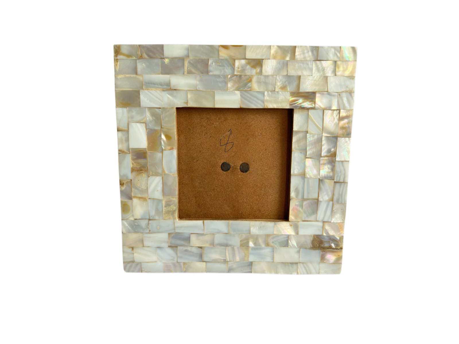 Handmade Square Mother of Pearl Photo Frame - Brick Mosaic Design | Wholesale Manufacturer