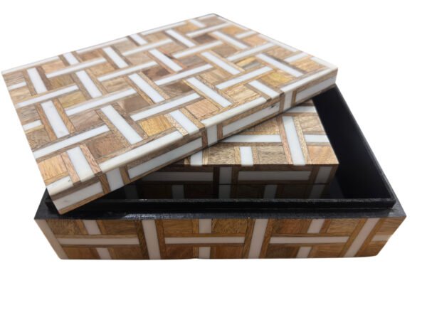 Handcrafted Wooden & Bone Inlay Decorative Storage Box Set | Wholesale Manufacturer
