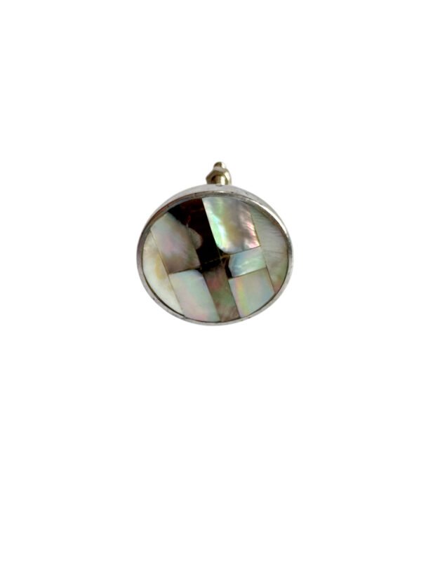 Handcrafted Mother of Pearl Mosaic Round Door Knob | Designer Cabinet Hardware Manufacturer