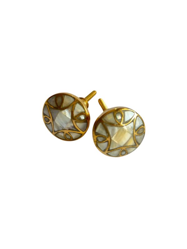 Wholesale Decorative Star Pattern Brass & MOP Drawer Pulls Manufacturer