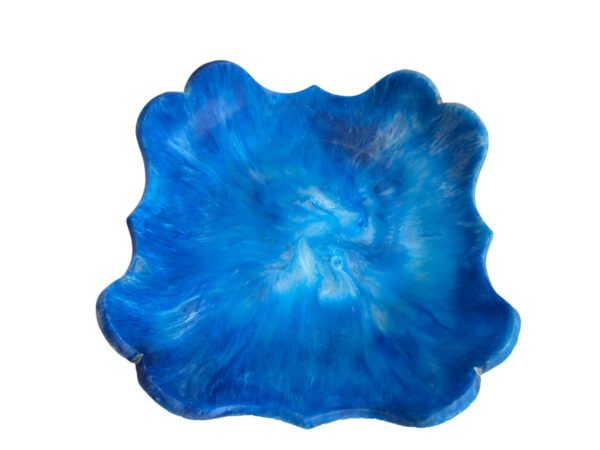 Handmade Blue Resin Decorative bowls | Custom Resin Home Decor Manufacturer