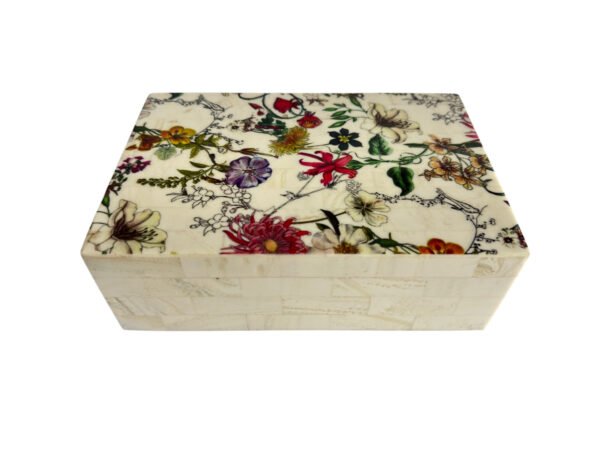 Handmade Multi Floral Bone Inlay Decorative Storage Box | Wholesale Manufacturer (Copy)