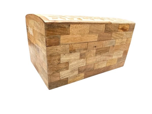 Handcrafted Wooden and Bone Inlay Floral Decorative Storage Box | Wholesale Manufacturer