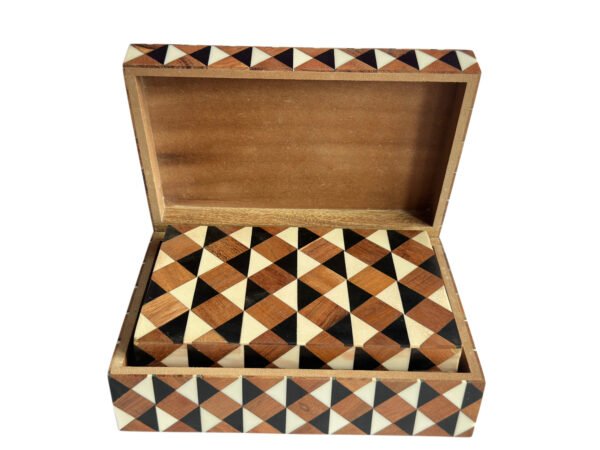 Handmade Geometric Triangle Inlay Decorative Box Set | Manufacturer & Wholesale Supplier