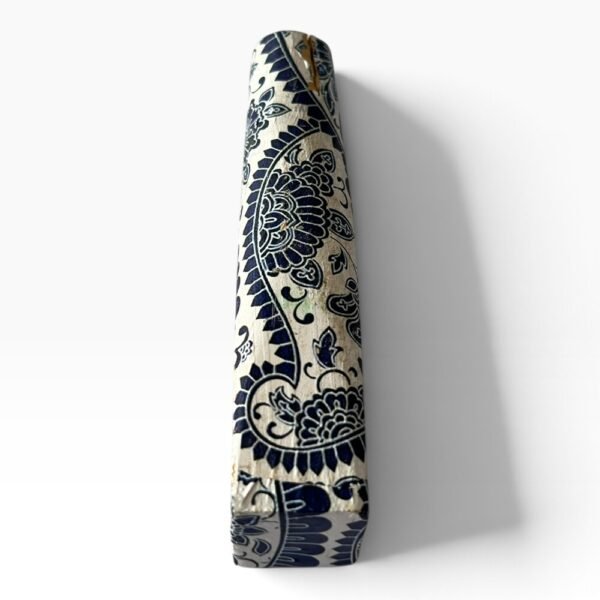 Decorative Blue and White Floral Pattern Handle Replacement Accessory